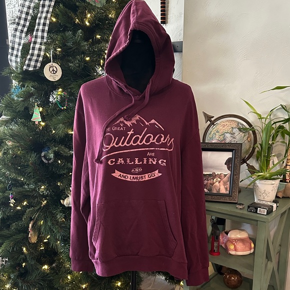 Tops - Women’s Purple Hoodie Sweater